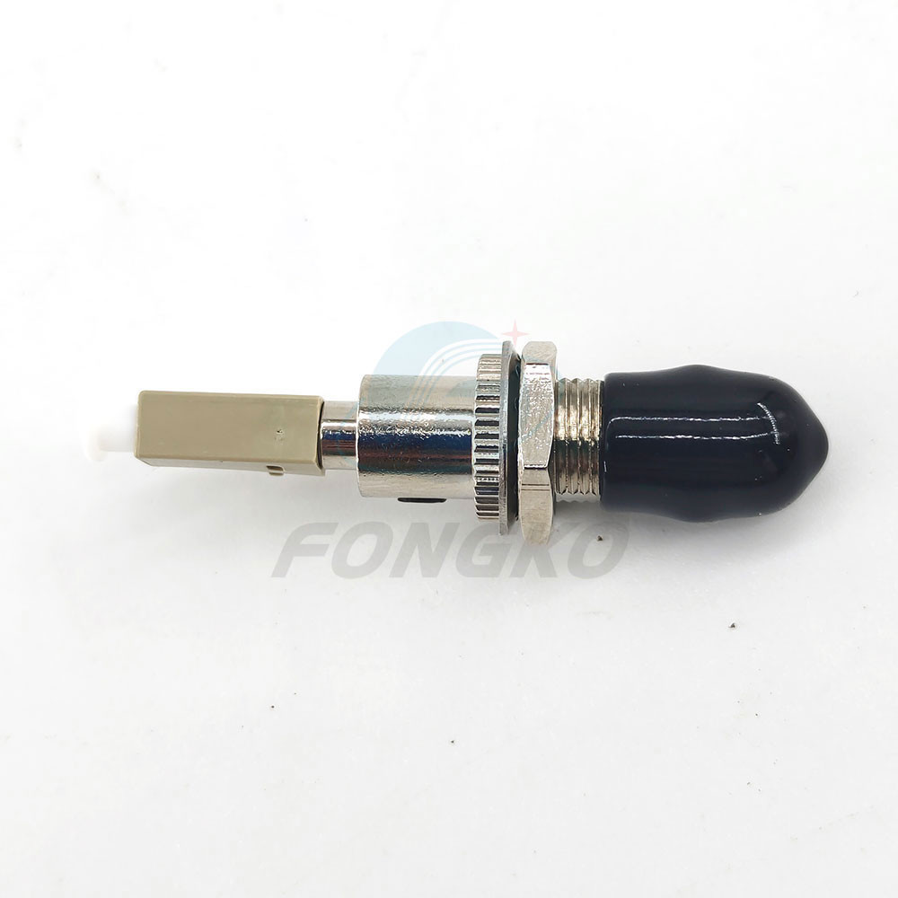 LC To ST Male To Female Metal Fiber Optic Hybrid Adapter Low Insertion Loss