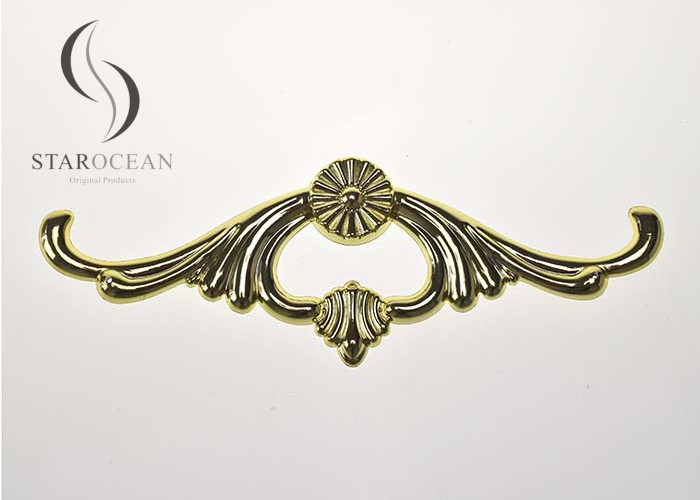Custom Plated Color ABS Hard Materials Coffin Accessories Simple Design PF11