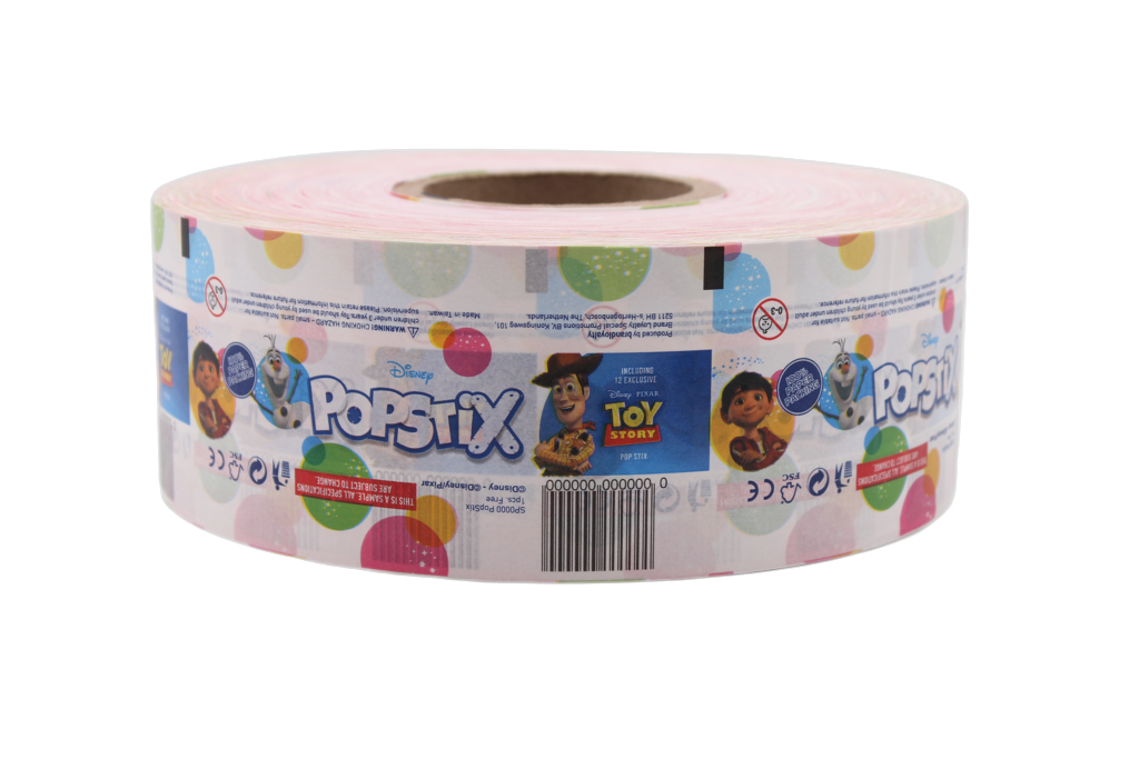 Custom Potato Chips Packaging PE Lay Flat Aluminum Mylar Nylon Label PVC Shrink OPP Laminating 35mm Film Roll