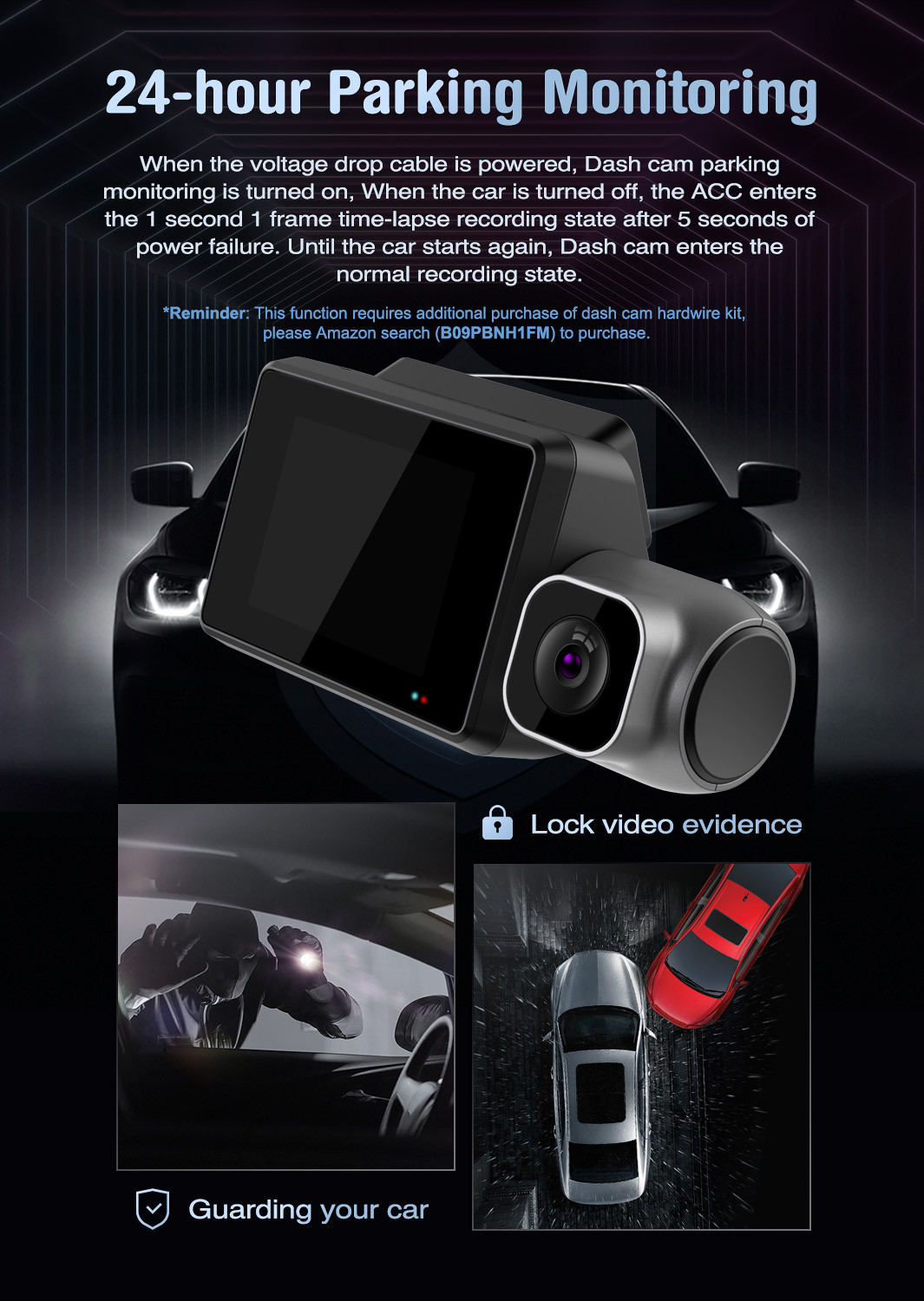 3Channel Dashcam Wifi 4k 2Inch IPS 4g ADAS Mirror Blackbox