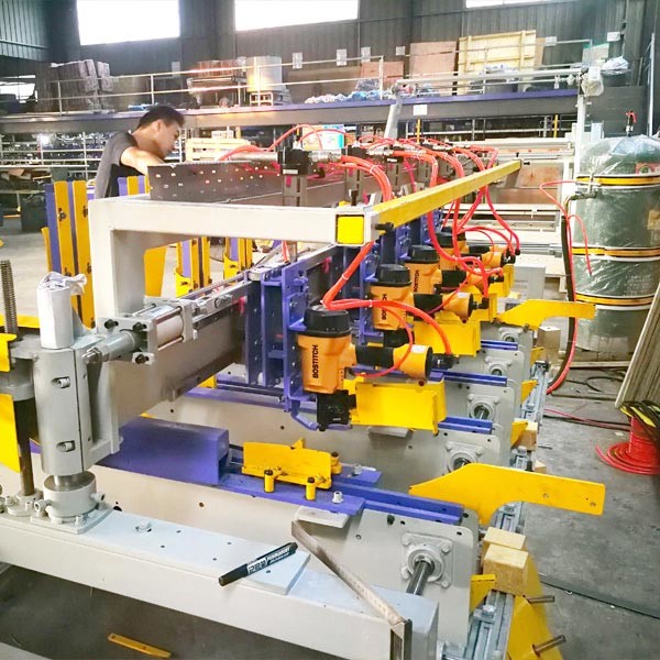 ThoYu Block Wood Pallet Legs Nailing Machine For Euro Pallet