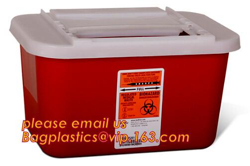 Professional Certification Medical Cardboard Collect Disposal Sharp Containers For Sale, Disposable Medical Sharp Contai