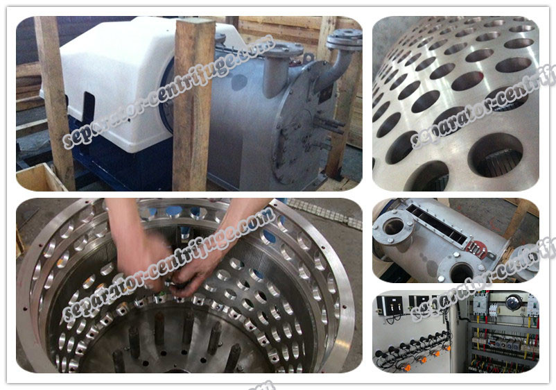 Automatic Horizontal Pusher Type Centrifuge Double Basket For Salt Filtration