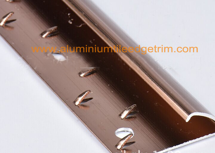 red copper aluminium carpet bar