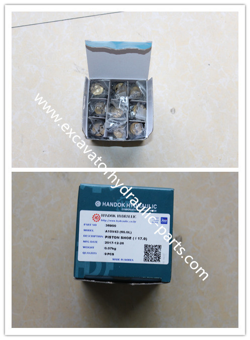 A10V43 Main Pump Piston Shoe , 9 PCS PC25 Hydraulic Pump Spare Parts Piston
