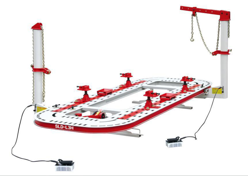Metal Car Frame Straightening Machine Customized With 3500kg Lifting Capacity