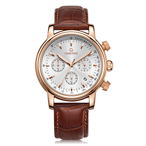 Fashion Luxury Stainless Steel Case Back Wristwatch for Couple Lover