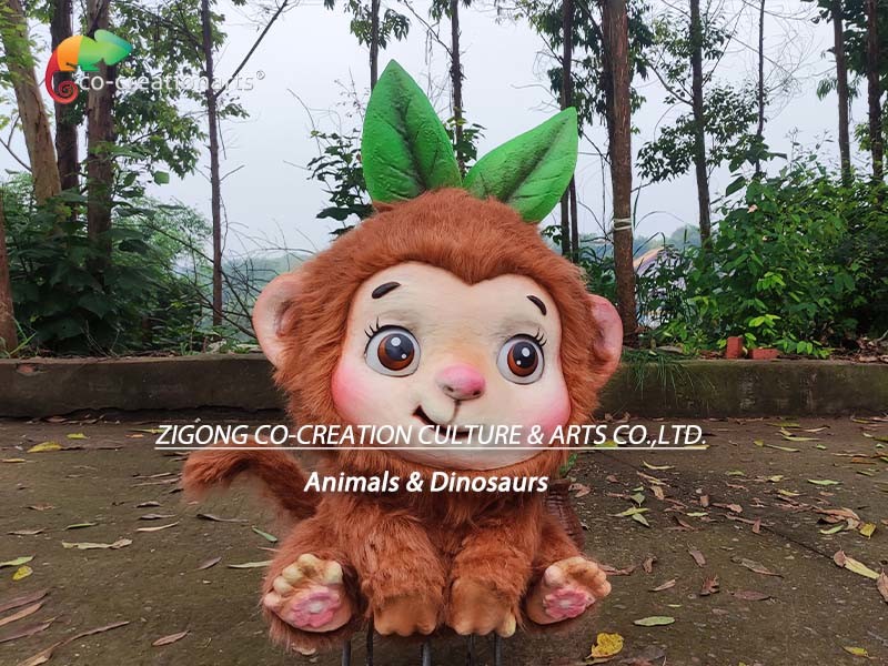 Small Size Animatronic Monkey Toy Theme Park Animatronics