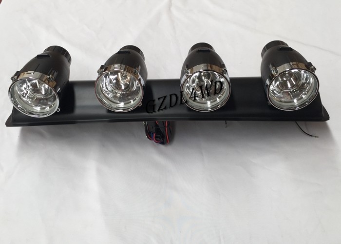 Auto Body Kits LED Front Roof Spoiler For Toyota Hilux Revo 2015 2019