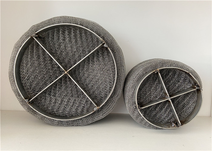 Metallurgy Filter Wire Mesh Demister Pad Customized Sizes For Chemical Tower