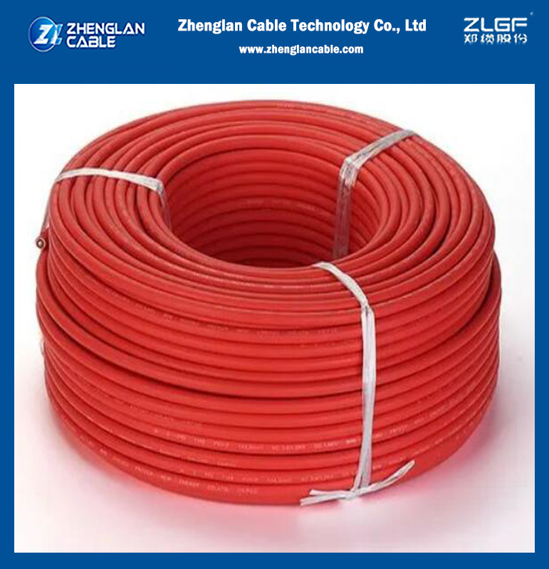 Tinned Copper Xlpe Solar Power Cable H1z2z2-K 1-10m 6mm2 Red Tuv Roll Pv 4mm2