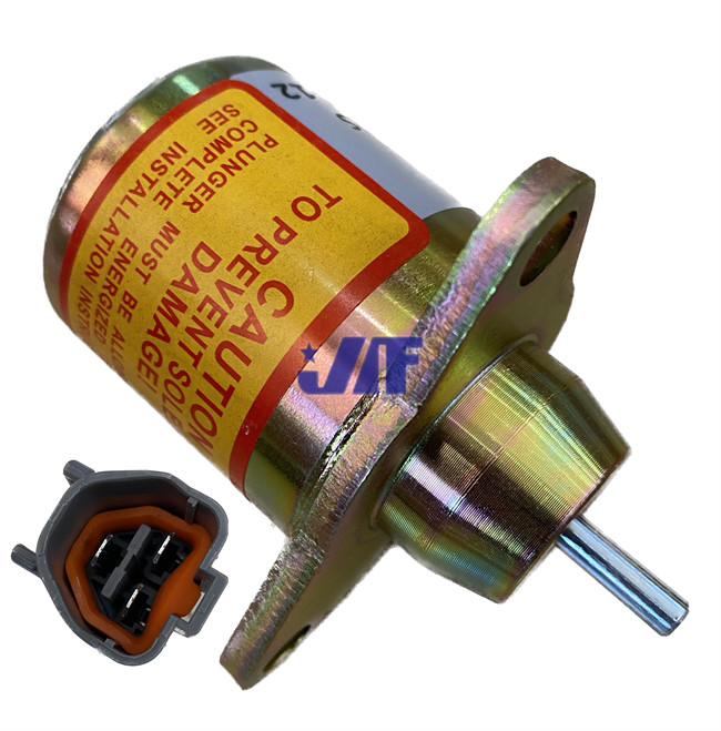 119233-77932 1503ES-12S5SUC12S Excavator Electrical Parts Yanmar Engine Fuel Shutoff Solenoid
