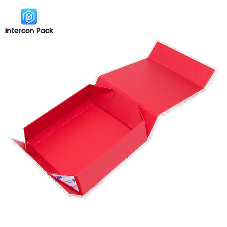 Flip Folding Packaging Boxes Customizable Color Wrapping Paper Gift Box 30x28x16cm