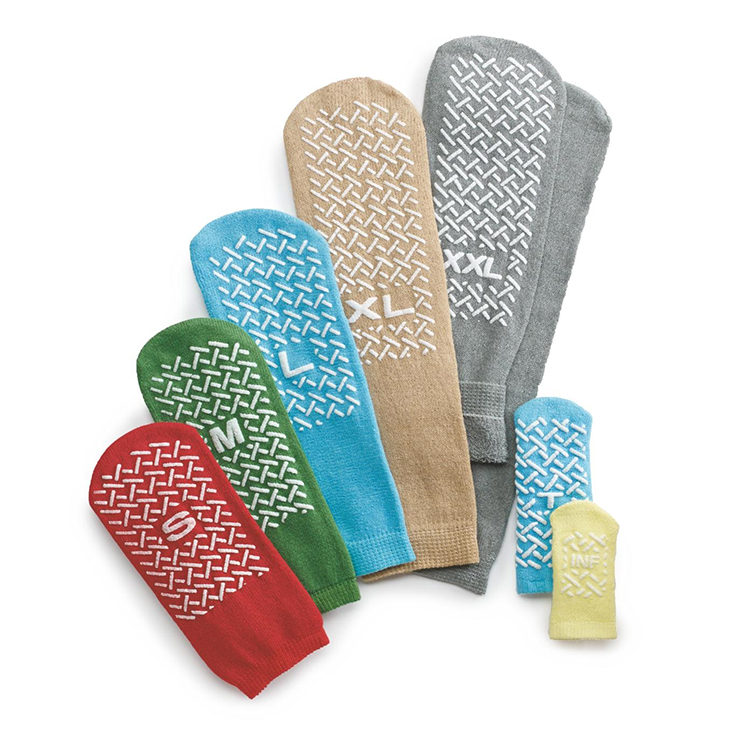Polyester Material Anti Slip Socks with Different Size for Sale