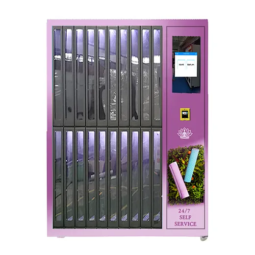 China Locker Vending Machine | Yoga Mat & Gym Gear Rental System on sale