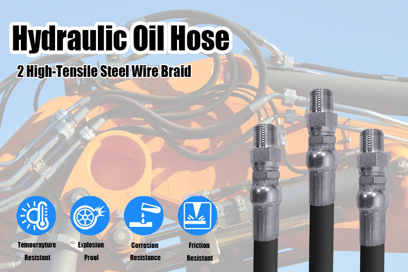 70 MPa Hydraulic Hose With Extremely Tight Bend Radii And Superior Flexibility