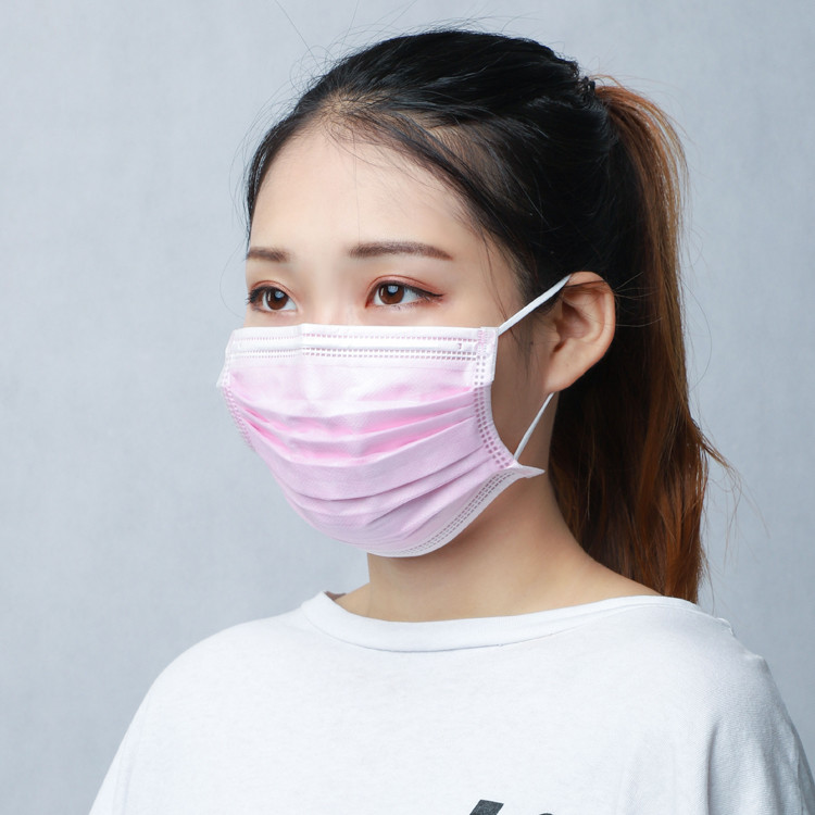 Hypoallergenic Disposable Non Woven Face Mask Dust Prevention / Sterilization