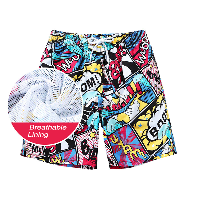 Breathable Quick-Dry Beachwear Bottom Pants Trunk Board Surf Shorts for Men and Women