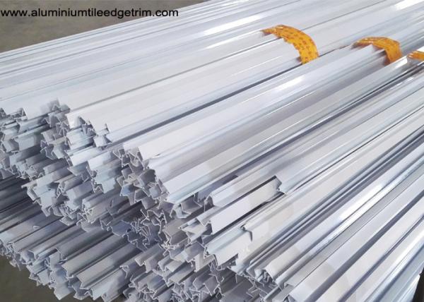 Powder Coating White Aluminium Fixed Window Extrusion Profiles Strong Wind