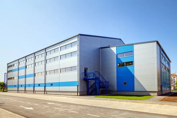 Modern Prefab Steel Warehouse Buildings , High Rigidity Steel Frame Industrial Building