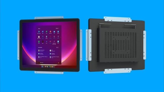 19-Inch Windows Embedded Monitor for Public Transit Systems, Smart Manufacturing, Environmental Monitoring, and Event Space