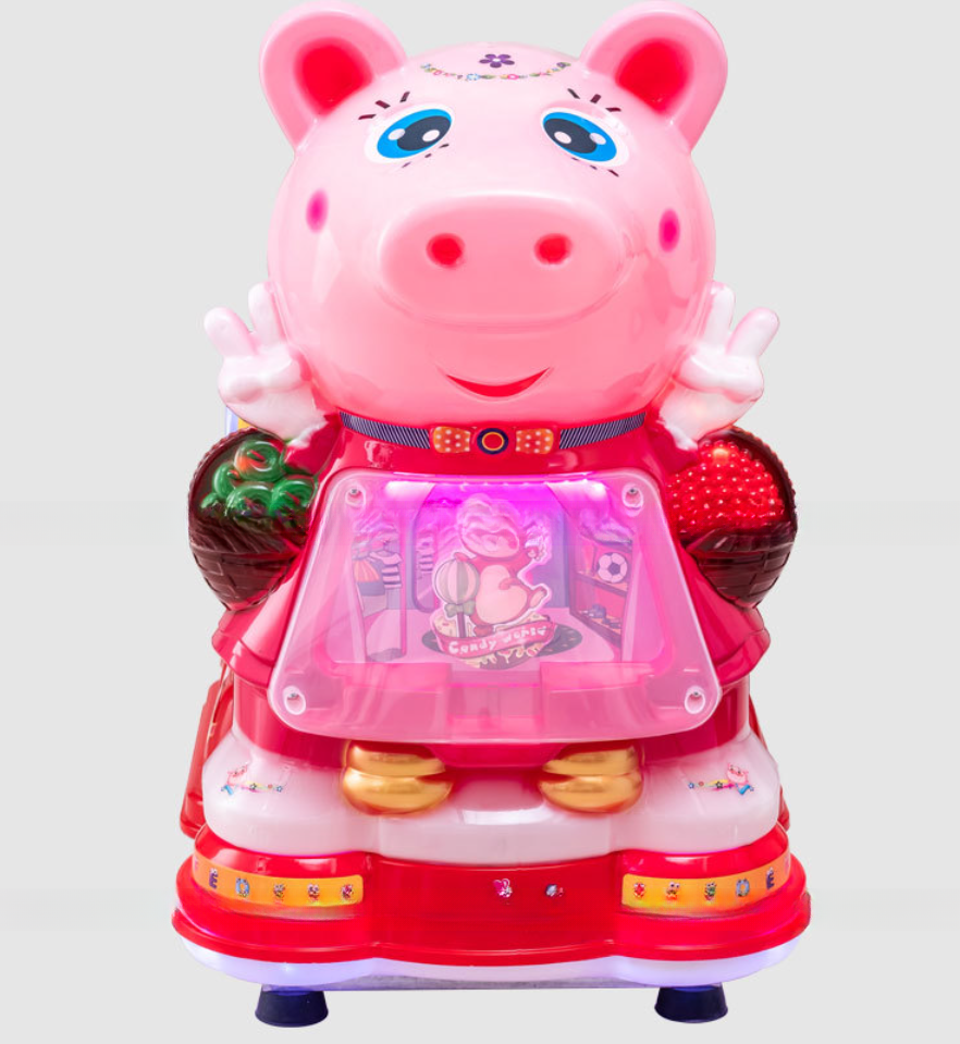 Dreamland New Style Pig Kiddie Rides Coin Operated Arcade Kiddie Swing Kiddie Ride Game Machines