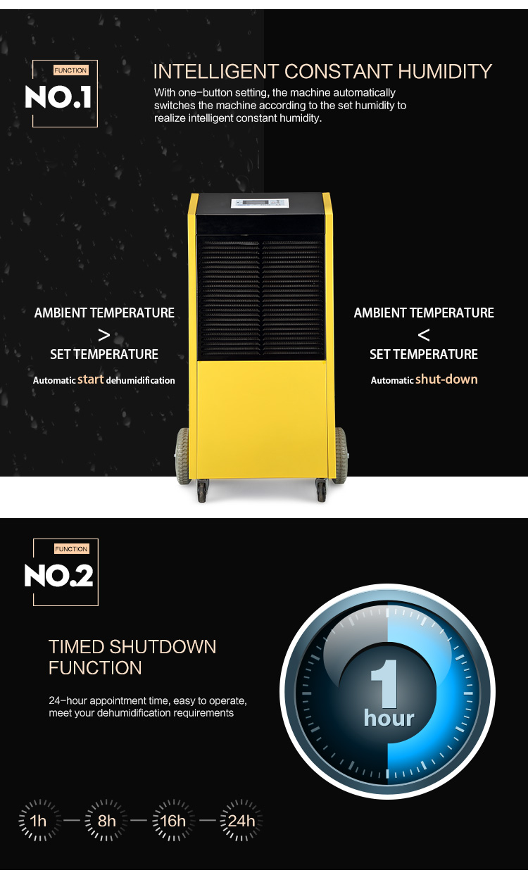 Commercial Portable R290 Refrigerant Dehumidifier Air Dryer Industrial