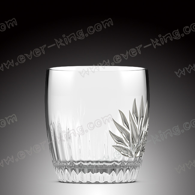 Custom Soda Lime Drinking Beer Glass Round Shaped