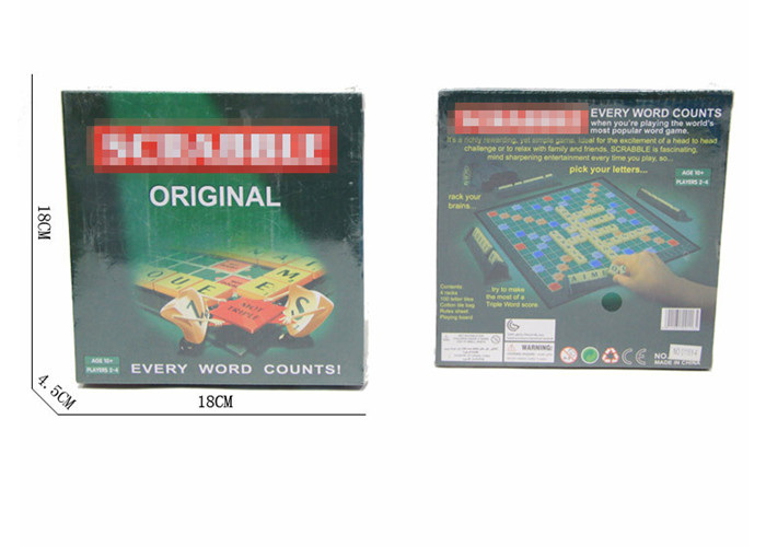 Scrabble Game Set Chess Games Scrabble Letters Tile Board Toy Magnetic Blocks For Toddlers