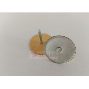 China 0.105 Dia Capacitor Discharge Cuphead Pins & Paper Washer For Securing Insulation on sale