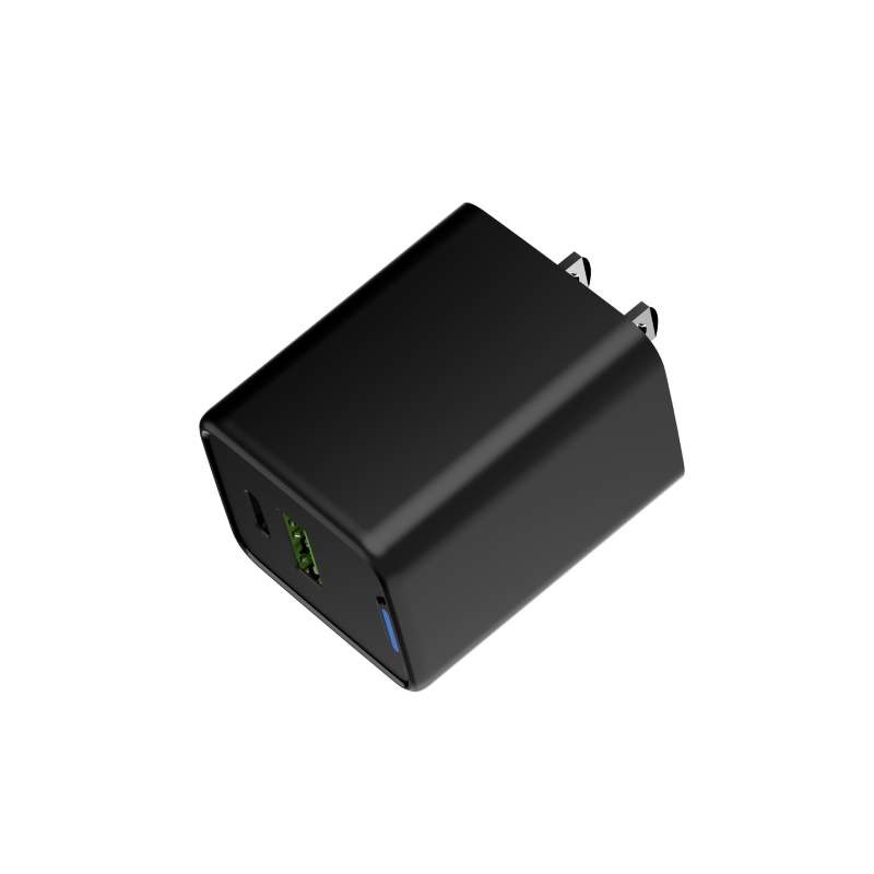 2-Port 45W Super Fast Charger Type C USB A Charging Block Power Adapter