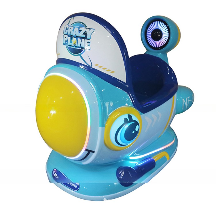Electric coin swing game machine kids luxury kiddie rides with fiberglass material