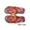 Buy cheap V strap full color printed Women Flip flops thongs slipers manufacturers from wholesalers