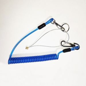 Buy cheap High Pulling Wire Inside Plastic Coil Lanyard Spring Tool Tether product