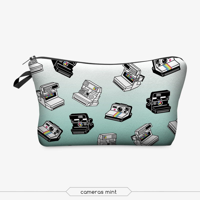 3D Large Makeup Bag Pouch Purse Handbag Organizer with Zipper