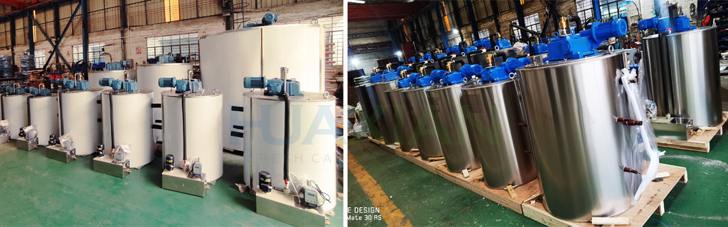 Large Fresh Water Ice Flaker Machine 30 Ton Industrial Evaporative Cooled