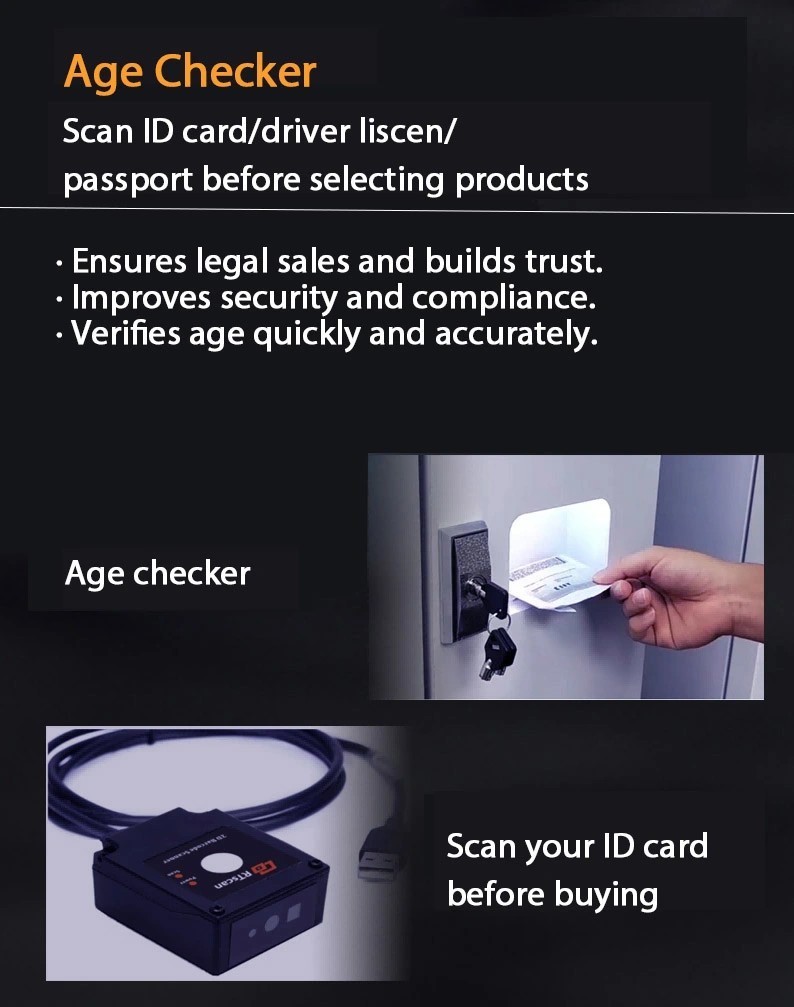 Advertising Management Sales Data Tracking And Error Notifications Smart Alcohol Vending Machine