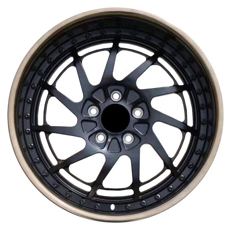 Two pieces custom deep rims for car 18 19 20 21 22 inch alloy wheels forged car wheels