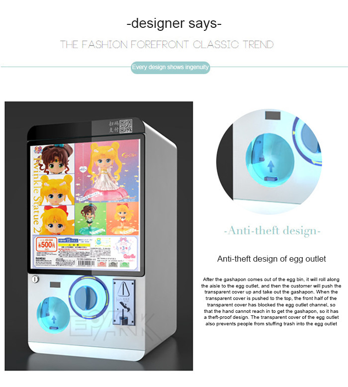 Coin Operated Small self-service vending machine Gacha Capsule Machine
