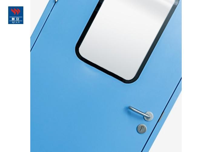 Fireproof Steel Frame Biopharma Fire Doors For Hospitals