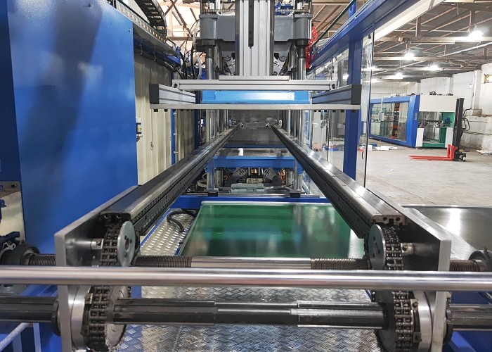 Integrated Blister Thermoforming Machine Positive Negative Pressure 164kw