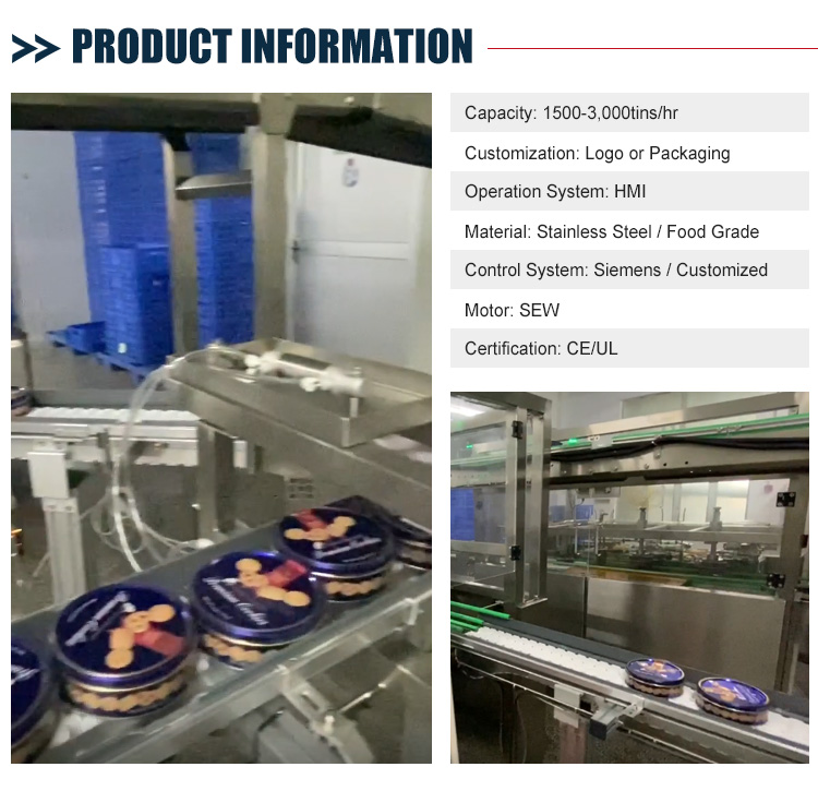 High Quality Snack Packing Continuous Automatic Horizontal Sealing Machine For Tin