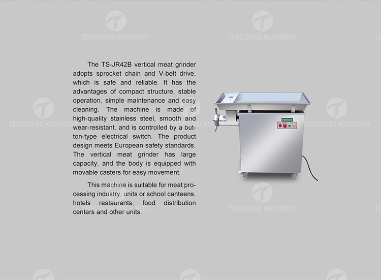 Reconstituted Separate Industrial Meat Mincer , Meatball Processing Machine