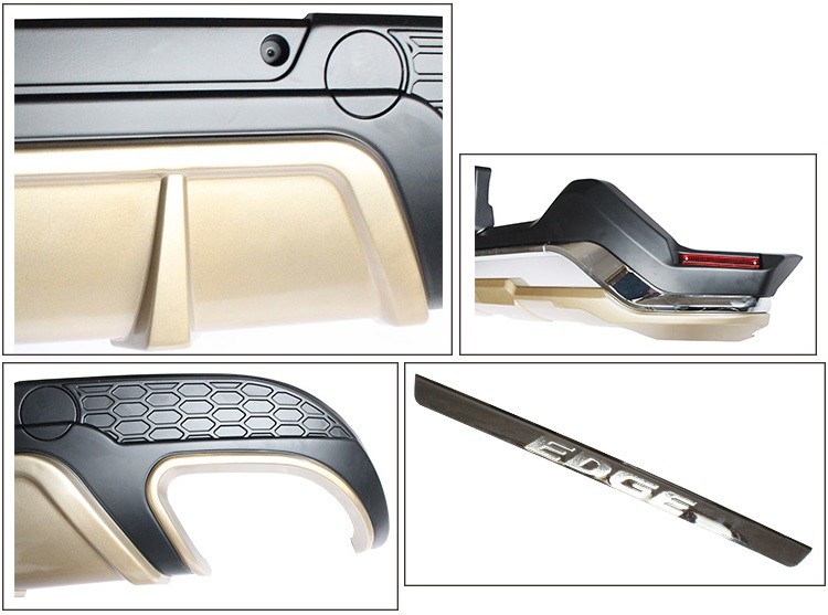 Plastic ABS Car Bumper Guard for FORD EDGE 2015 , Front Guard and Rear Guard
