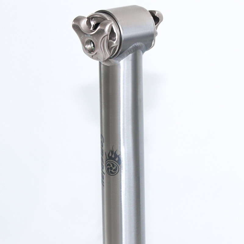 Ultralight MTB Titanium Seatpost Ti Setback Grade 9 Titanium Tube Material
