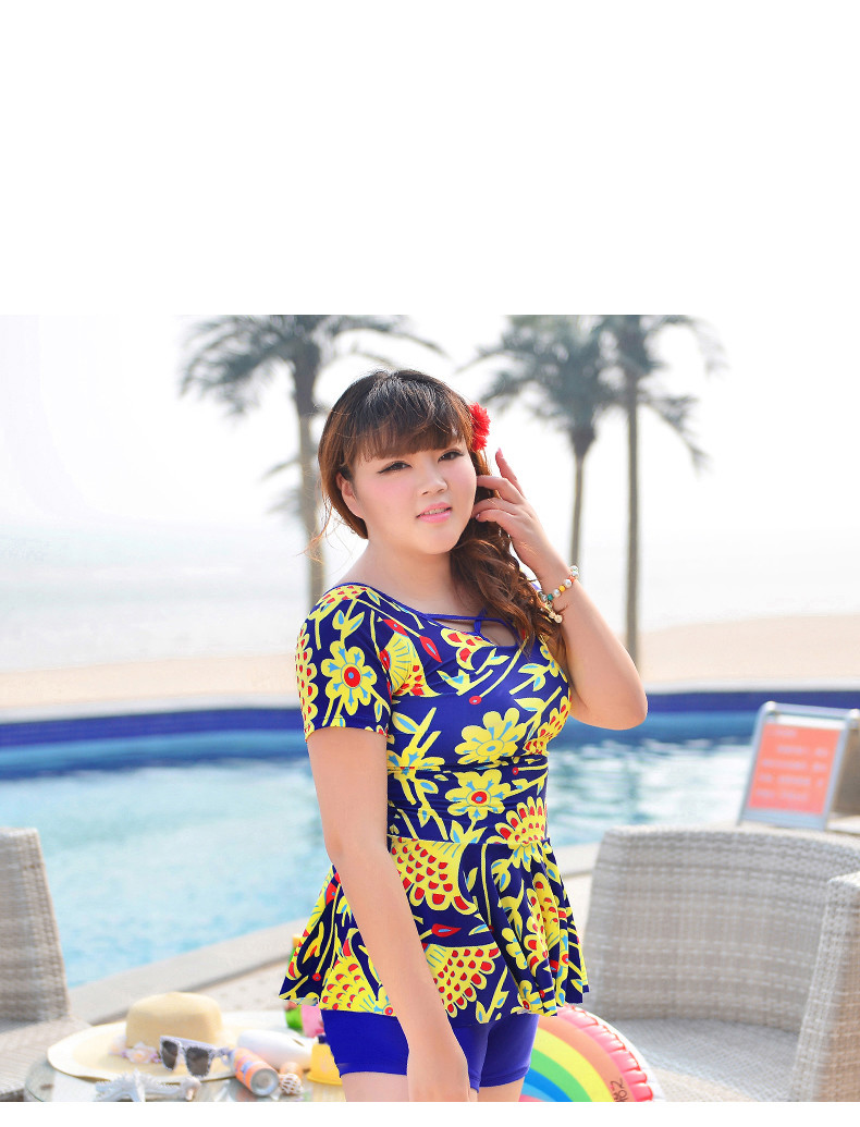 swimwear women bikini Large size swimsuit black dress Beach vacation sexy piece swimsuit fat bikini Increase fertilizer