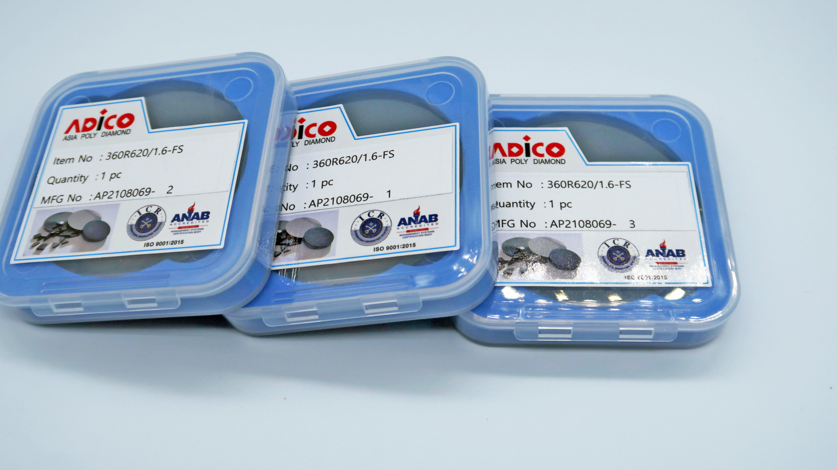 ADICO Single Package Polycrystalline Diamond Blanks With Large Stock