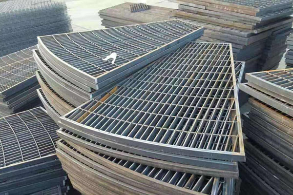 shaped steel grid