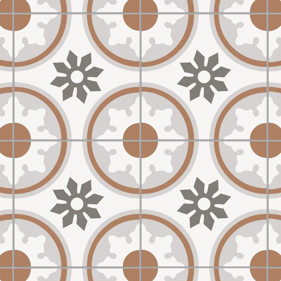 Brown And White Antibacterial 250x250mm Floor Tiles For Living Room And Non-Slip Wall Ceramic Rustic Tile For Dining Room