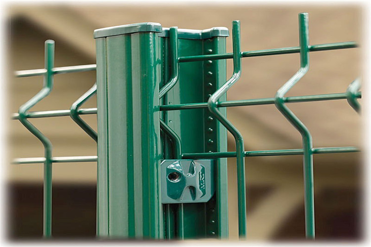 Outdoor PVC Coated Wire Fencing Decorative Welded Wire Fence Panels